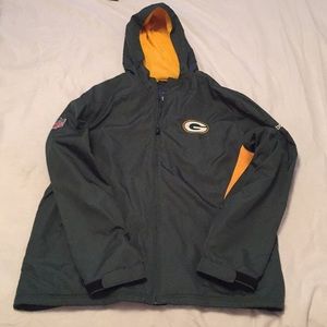 Reebok NFL Packers Onfield Hooded Jacket Men’s XL